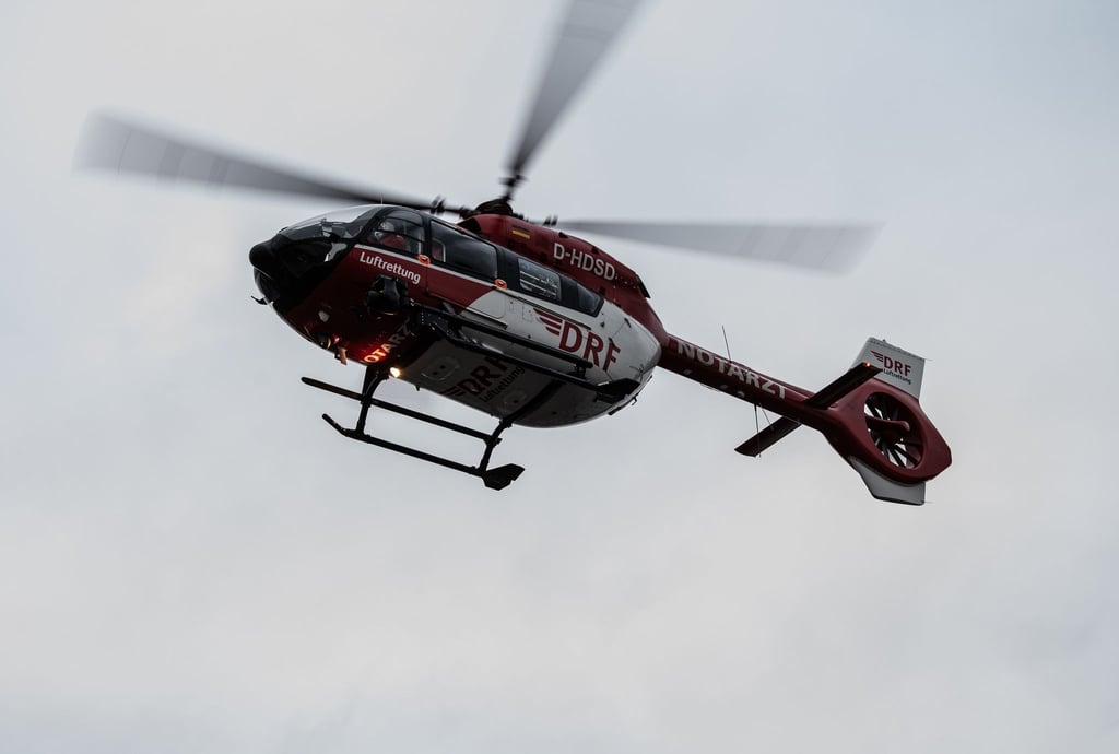 Für die Rettung war auch ein Hubschrauber im Einsatz. (Symbolbild)