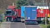 Der ganz normale Lkw-Wahnsinn in Schackenthal. Durch die Umsetzung der Petition würde das Lkw-Aufkommen noch verstärkt werden.