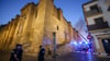 Feuerwehrleute waren vor Ort, um den Brand zu löschen.