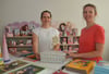 Jasmin Zeidler und Yvonne Abicht sind für die Kundschaft im Laden „Papierkram und Lotto“ in Kelbra da. 