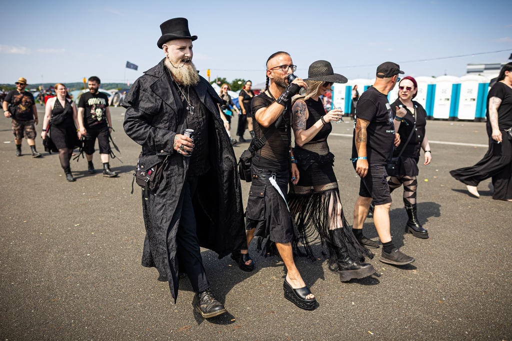 Tausende Gothic-Fans versammeln sich am Wochenende beim 25. M'era Luna-Festival in Hildesheim.