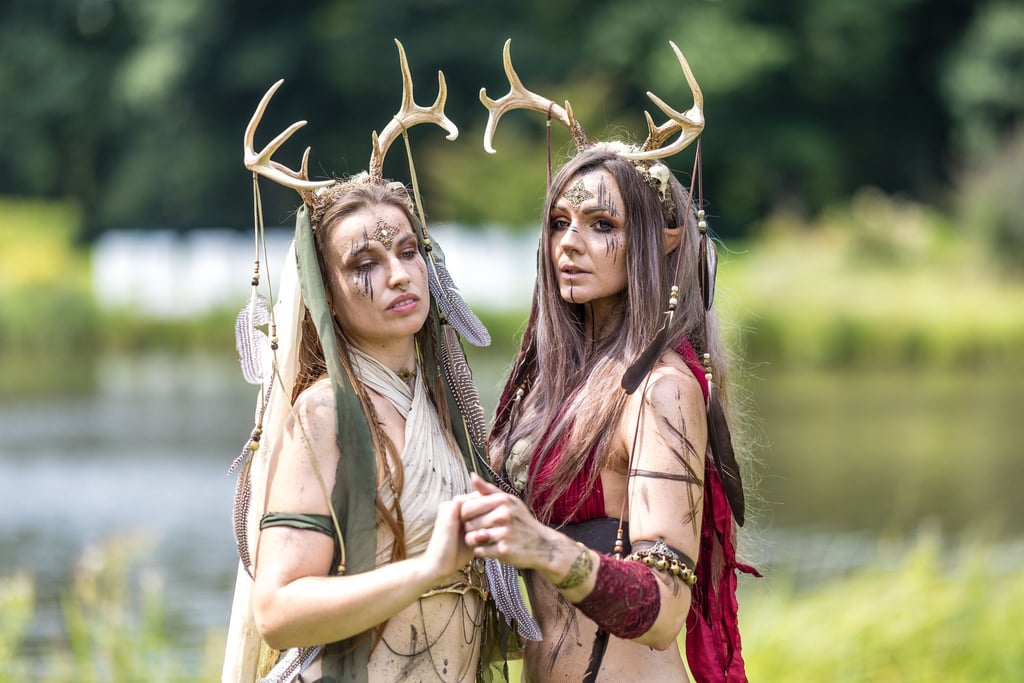 Liebhaber von Science Fiction und Fantasy-Reihen feiern beim Elbenwald-Festival im Spreeauenpark in Cottbus.