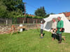 Bogenschießen stand ebenfalls auf dem Programm im Sommerferienlager 2025 von „Corvos - Die Raben" am Dorfgemeinschaftshaus in Hornburg. 