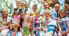 Die neuen Erstklässler der Grundschule Am Weinberg in Gommern.