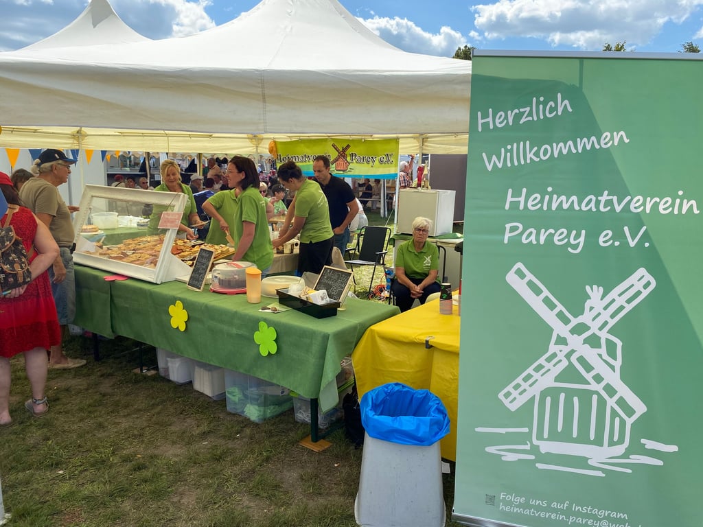 Der Stand des Heimatvereins Parey.