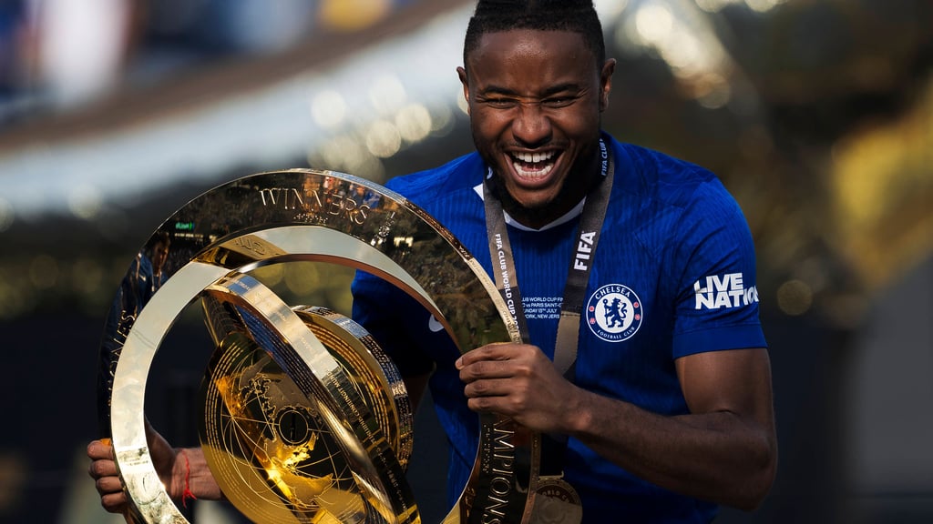 Christopher Nkunku holte mit Chelsea die FIFA Klub-WM.