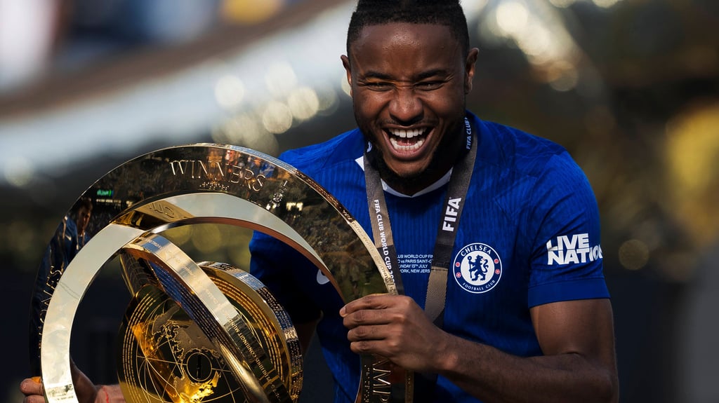 Christopher Nkunku holte mit Chelsea die FIFA Klub-WM.