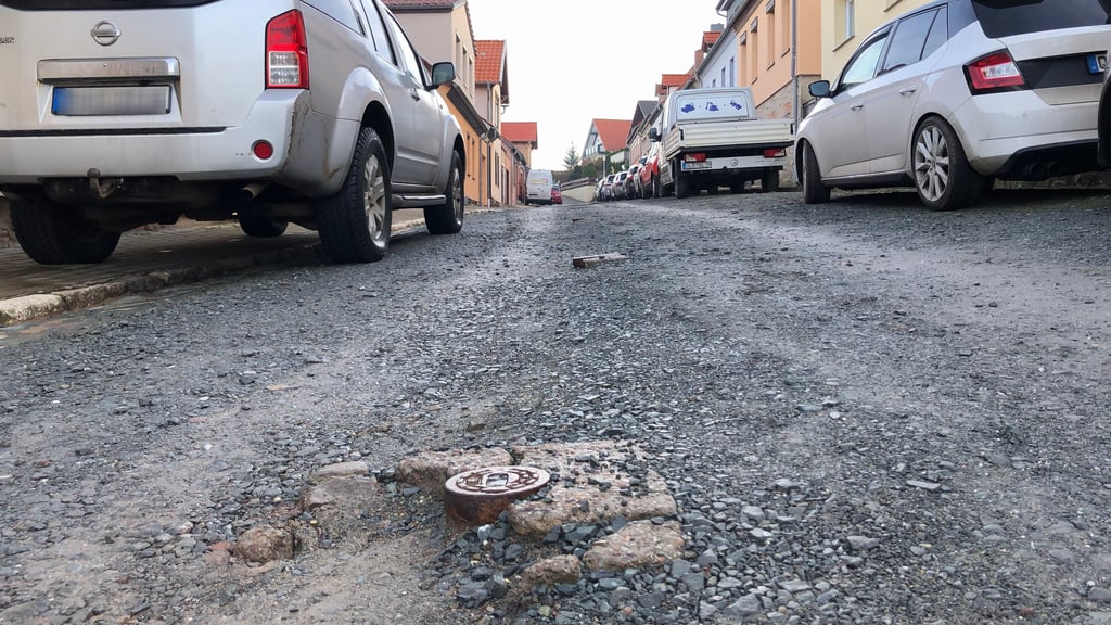 So sah es zu Jahresbeginn aus: Blick in die Straße Am Stapel in Gernrode.