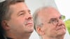 Ministerpräsident Reiner Haseloff (rechts) und sein möglicher Nachfolger CDU-Landeschef Sven Schulze: Gut ein Jahr vor der Landtagswahl in Sachsen-Anhalt erzielt die AfD in den sozialen Medien ein Vielfaches der Reichweite der Union.