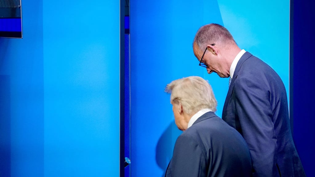 Merz will erst mit Trump und dessen Vize JD Vance sprechen. (Archivbild)