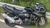 Dieses Motorrad war nach einem schweren Unfall auf der Landesstraße 100 bei Wernigerode nicht mehr fahrbereit.