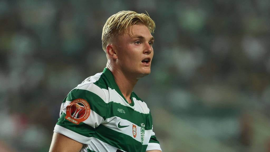 Conrad Harder im portugiesischen Supercup gegen Benfica.