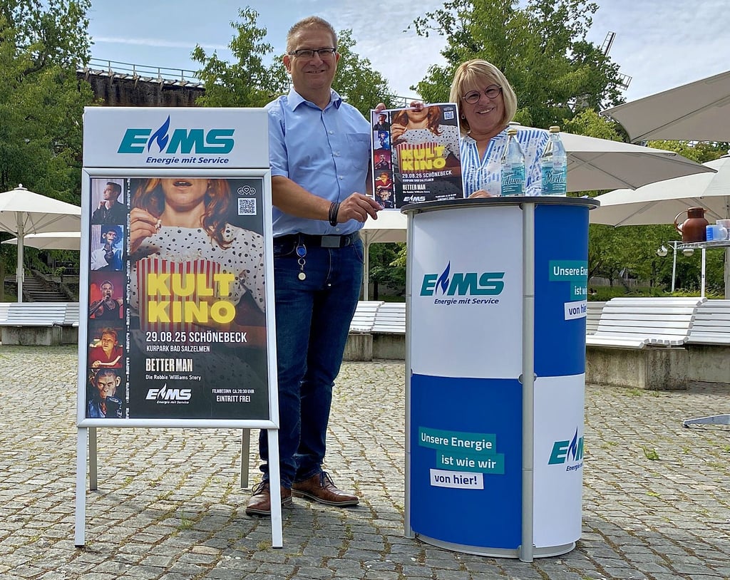 Das Kult-Kino der EMS kommt am 29. August wieder in den Kurpark.