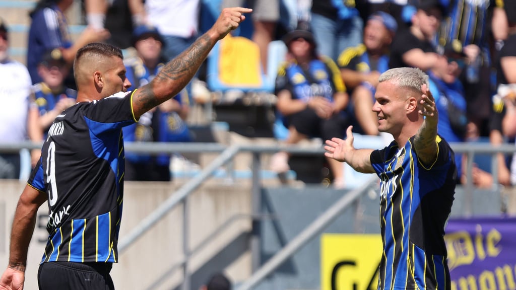 Ehemalige Magdeburger in Saarbrücken: Kai Brünker (links) und Florian Pick.