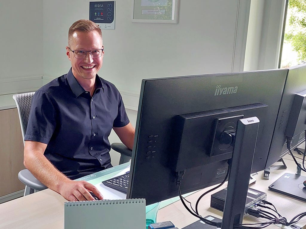 Daniel Bierbach ist seit 1. August alleiniger Geschäftsführer der Wobau in Staßfurt. Vorher war er schon seit 2022 einer von drei Geschäftsführern.