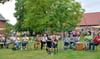 Viele Besucher waren auf dem Losser Hof beim Kunstfestival Wagen & Winnen im September 2021 dabei. 