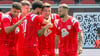 Der Hallesche FC feierte am Samstag mit einer neuen Torhymne. 