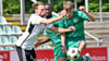 Die Kicker des 1. FC Zeitz (grüne Trikots) vermochten es nicht, ihre Möglichkeiten gegen Brachstedt zu nutzen.