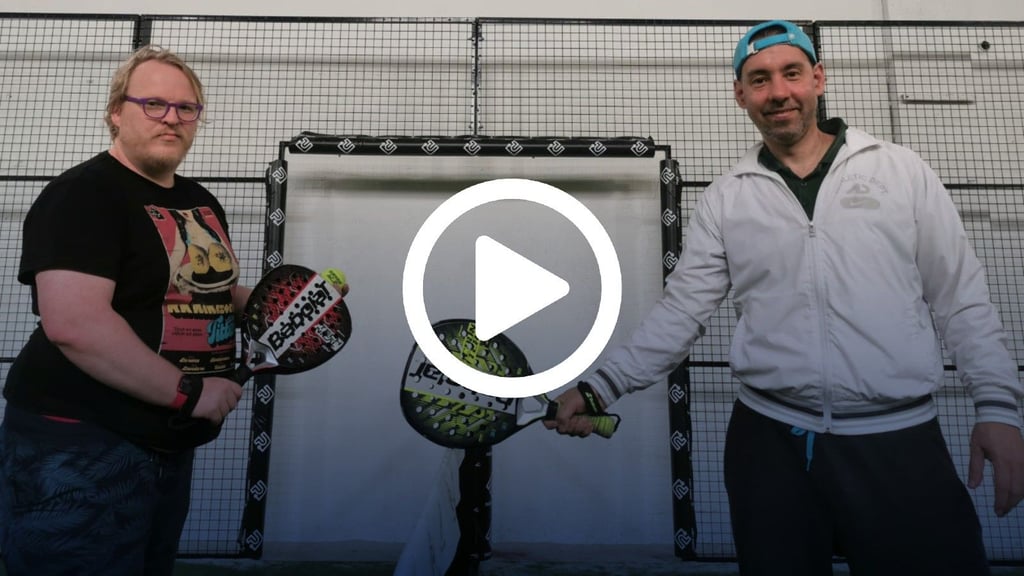 Matias Tosi (rechts) spielt seit seiner Kindheit Padel. In Magdeburg eröffnete er 2024 eine eigene Padel-Anlage, die er mit Unterstützung von Jörg Gaßdorf betreibt.