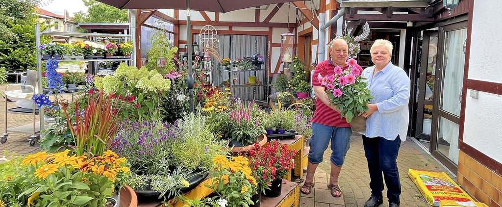 Frank und Carola Gotsch haben vor 35 Jahren mit einem Blumengeschäft in Grieben angefangen. Heute sind sie die letzte Versorgungsstation für den alltäglichen Bedarf auf dem Dorf.
