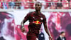 Ezechiel Banzuzi im Trikot von RB Leipzig.