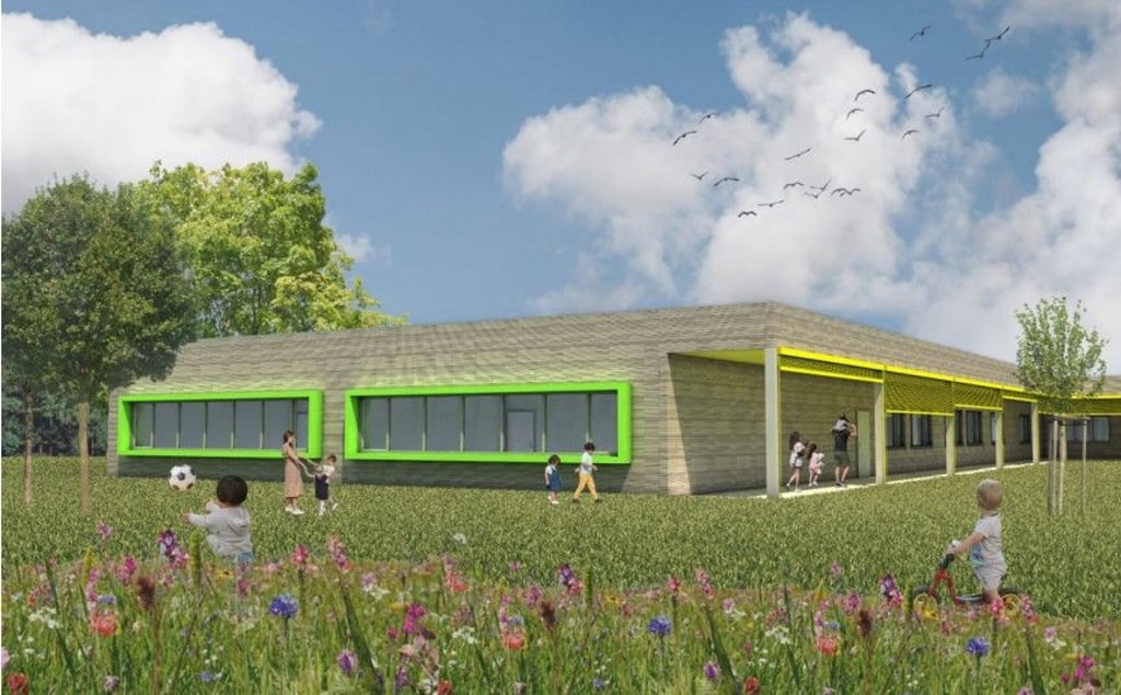 Diesen Entwurf für die neue Kita Schlupfwinkel hatte die Stadt Magdeburg bereits vorgelegt, um den maroden Altbau zu ersetzen. Doch jetzt steht das Projekt infrage.