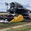 Umliegende Ortsfeuerwehren waren angerückt, um den Brand eines Mähdreschers im Harz zu löschen.