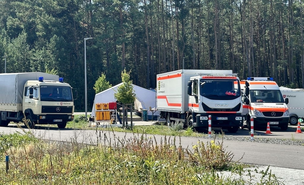 Suche nach vermisstem Jungen: Die Polizei fahndet mit Booten, Hubschraubern und Hunden im Raum Lohsa.
