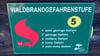 Die Waldbrandgefahrenstufe 5 ist die höchste Gefahrenstufe. (Archivbild)