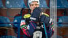Kapitän Kai Wissmann von den Eisbären Berlin beim ersten öffentlichen Mannschaftstraining am Montag