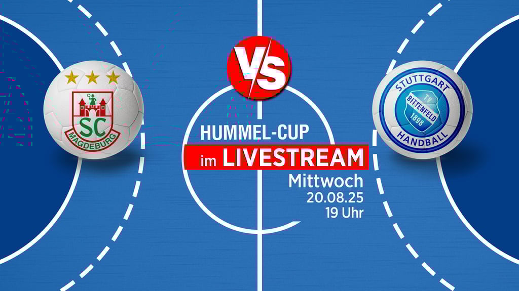 Der SC Magdeburg testet am 20. August in der Getec-Arena gegen den Bundesliga-Rivalen TVB Stuttgart. Wir zeigen die Partie im Livestream.