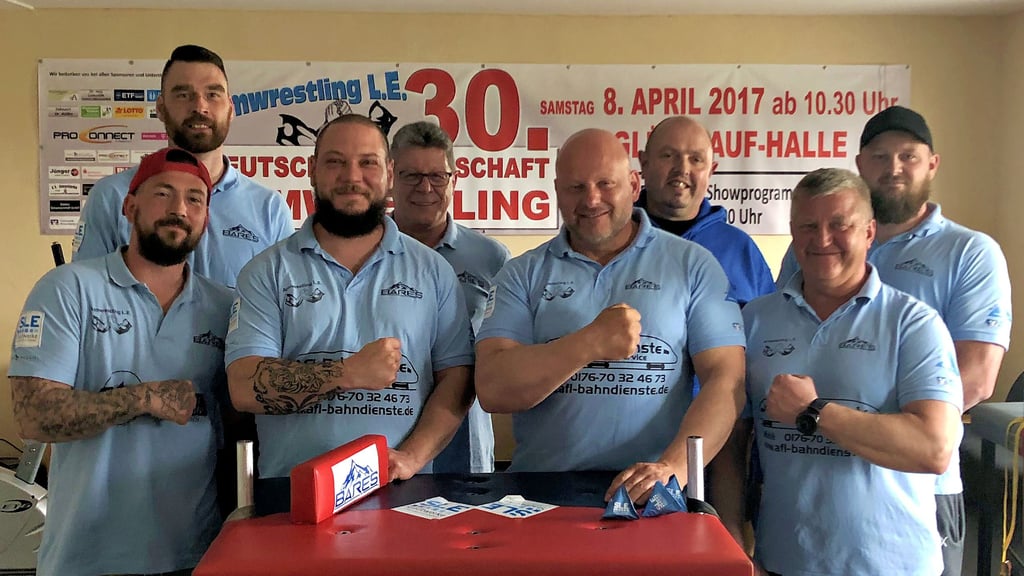 Die Eisleber Armwrestler freuen sich schon auf den Luther-Cup.