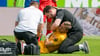 Sven Müller musste gegen Hertha Zehlendorf mehrfach einstecken.