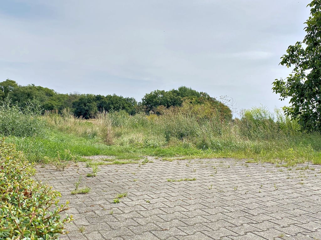 Die Baumeckerstraße endet als Sackgasse kurz vor der Liethe im Osten Staßfurts. Hier soll ein 20 mal 30 Meter großer Spielplatz entstehen.