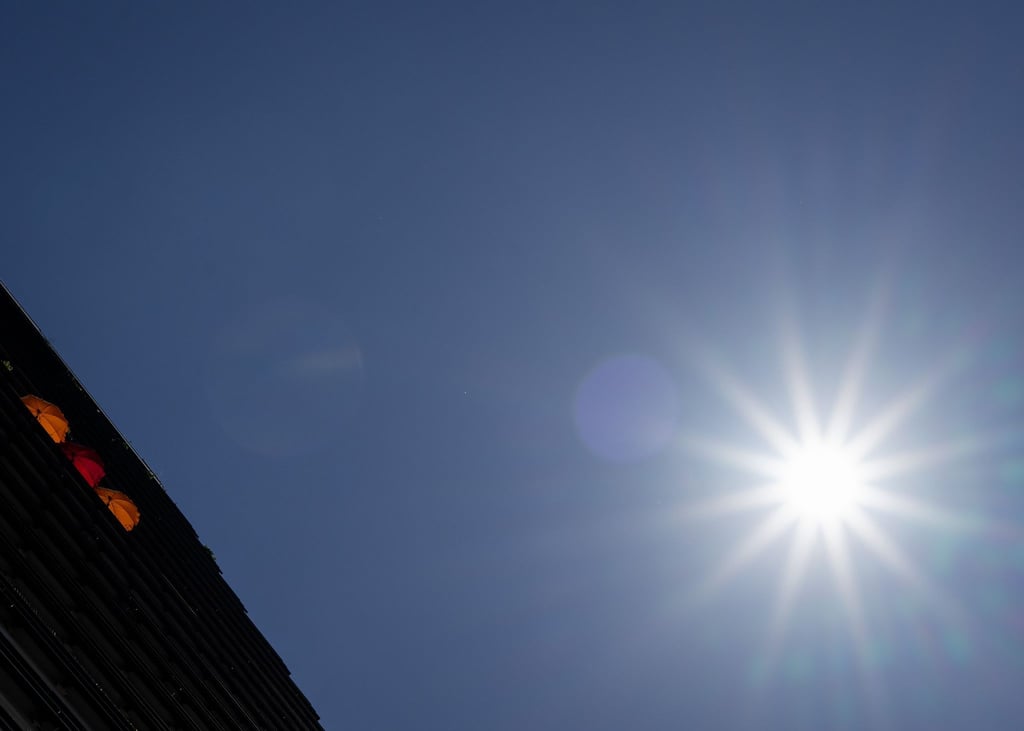 Es wird sonnig und heiß in Deutschland.
