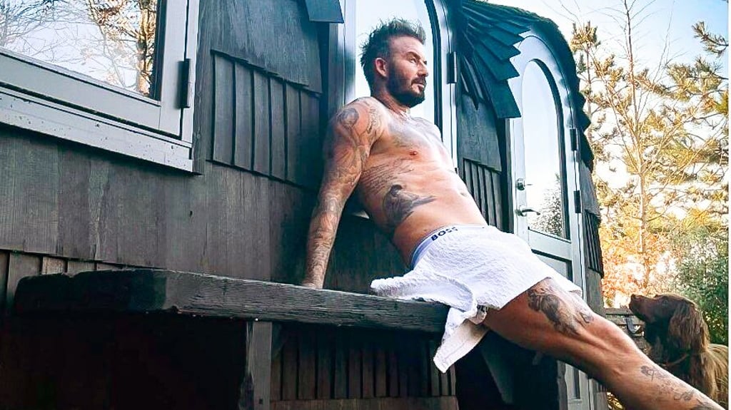 Eine Sauna wie die von Fußballstar David Beckham gibt es baugleich am Jersleber See in der Börde.