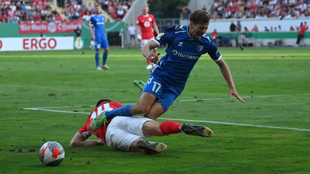 Alexander Nollenberger und der FCM erlebten im vergangenen Jahr eine frühe Bruchlandung im DFB-Pokal.