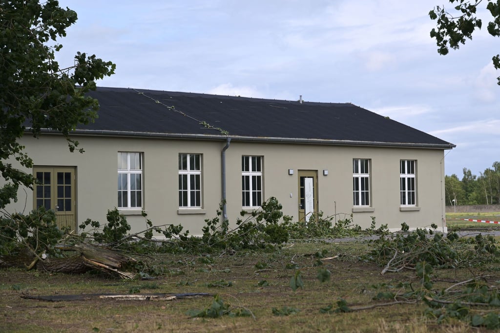 Der Sturm hatte Teile der Gedenkstätte beschädigt. (Archivbild)