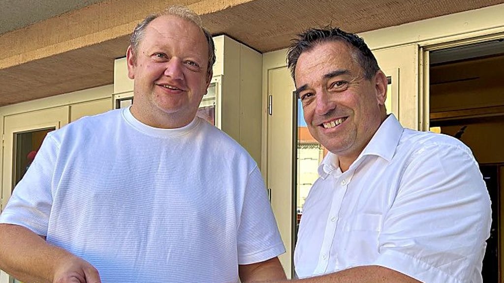 Gildechef Martin Rothe (links) und der neue Koordinator Oliver Brunn.