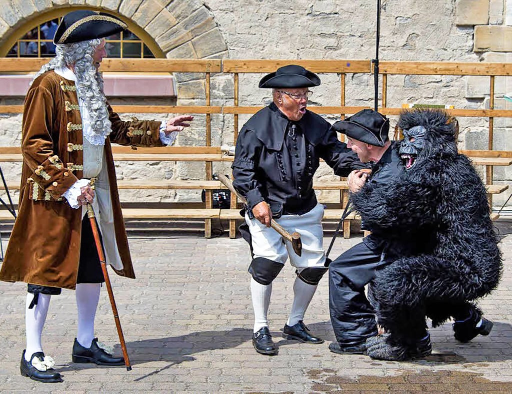 Das Borlachspiel hat Tradition beim Bad Dürrenberger Brunnenfest.