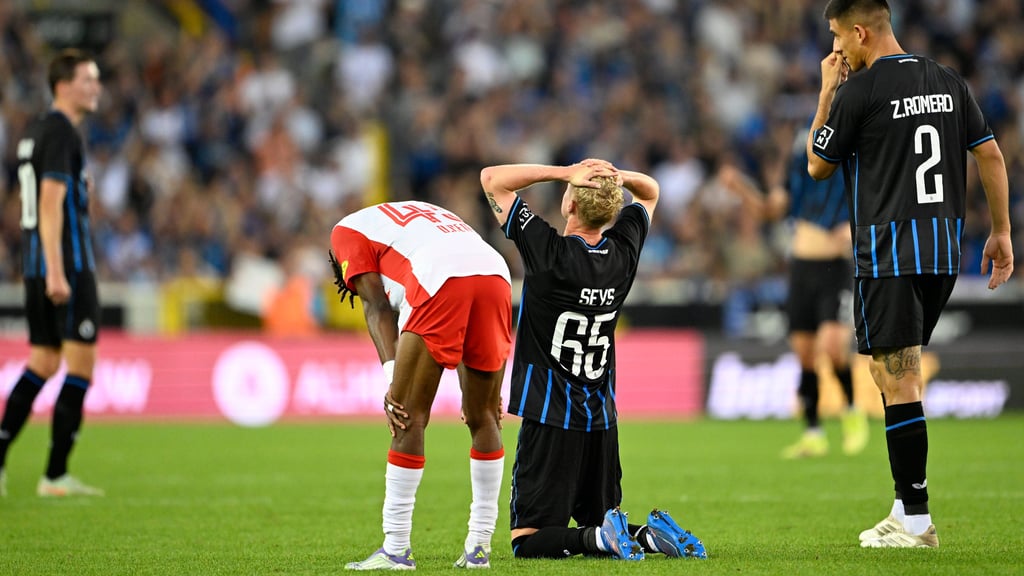 Nur schwer zu fassen für Salzburg und Brügge: das 3:2 für die Belgier nach 2:0 für die Österreicher zur Pause