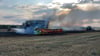 Fast 60 Kameraden der umliegenden Feuerwehren aus Gladau, Dretzel, Tucheim, Paplitz, Genthin, Krüssau, Rietzel sowie Parey waren beim Brand des Mähdreschers im Einsatz.