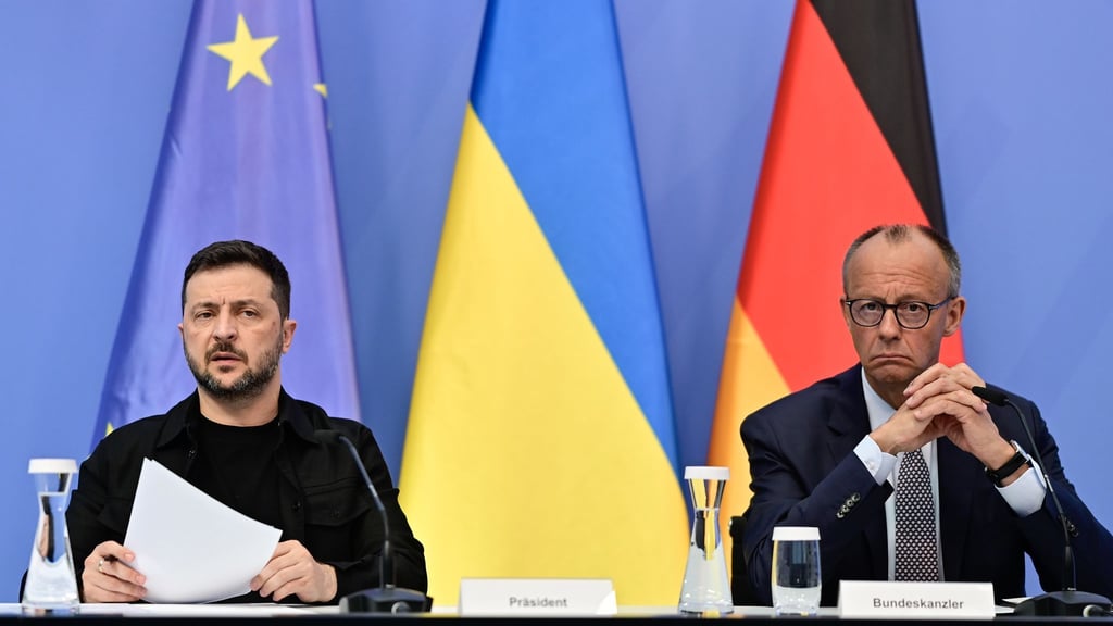 Merz und Selenskyj sprachen mit US-Präsident Trump.