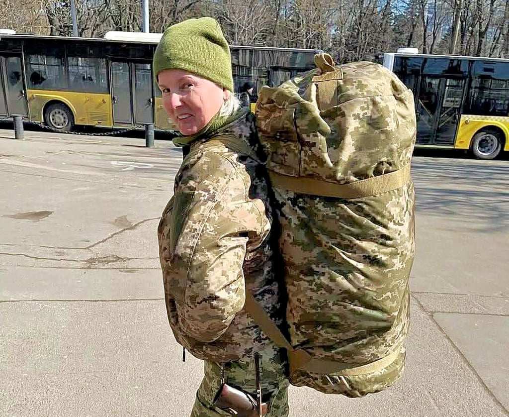 Nach Kriegsausbruch meldete sich Svitlana Galych freiwillig für drei Jahre Dienst beim ukrainischen Militär.
