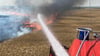 An der B 180 in Richtung Winningen ist es nahe der Autobanhn 36 erneut zu einem Flächenbrand gekommen.