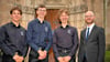 Von links: Anton Kalle David, Simon Weiß, Johannes Zirkler und Markus Gellrich vom Akkordeonquartett „collegium krart“