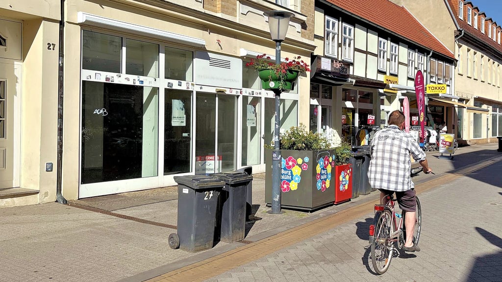 Anders als geplant, steht das Ladengeschäft in der Schartauer Straße 27 in Burg nicht mehr für den Pop-Up-Wettbewerb der Stadtverwaltung und vom Campus-Projekt zur Verfügung. 