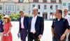 Bundesminister Alexander Dobrindt zu Besuch in Bernburg. 