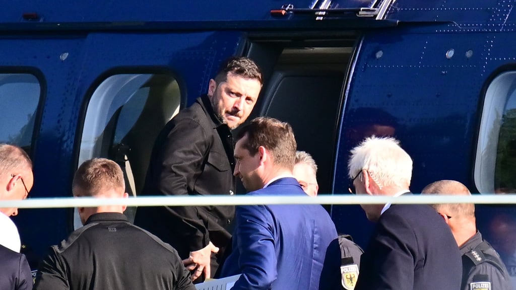 Die europäischen Verbündeten demonstrieren Solidarität mit der Ukraine und ihrem Staatschef Selenskyj. (Archivbild)