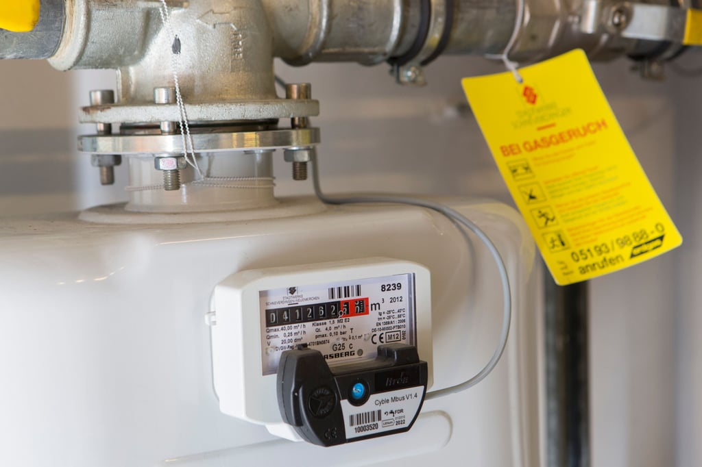 Ein Gasanschluss im Haus. Der Versorgerwechsel kann sich für den Kunden hinziehen.
